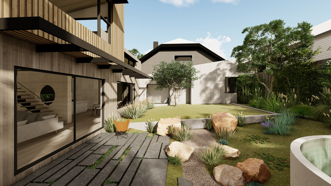 Heritage Extensions in Melbourne with Permaculture landscape principles