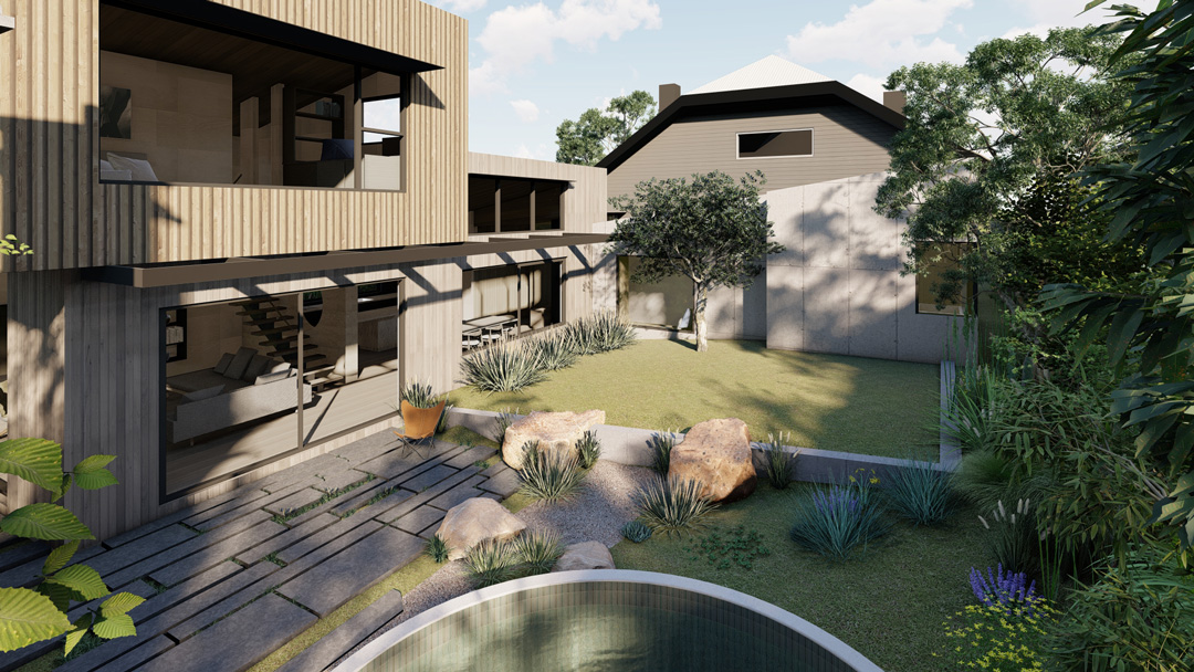 Heritage Extensions in Melbourne with Permaculture landscape principles