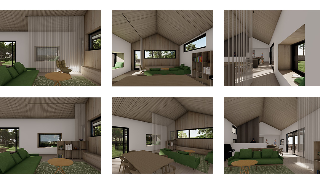 Sustainable design features of a small Passive House in a heritage area