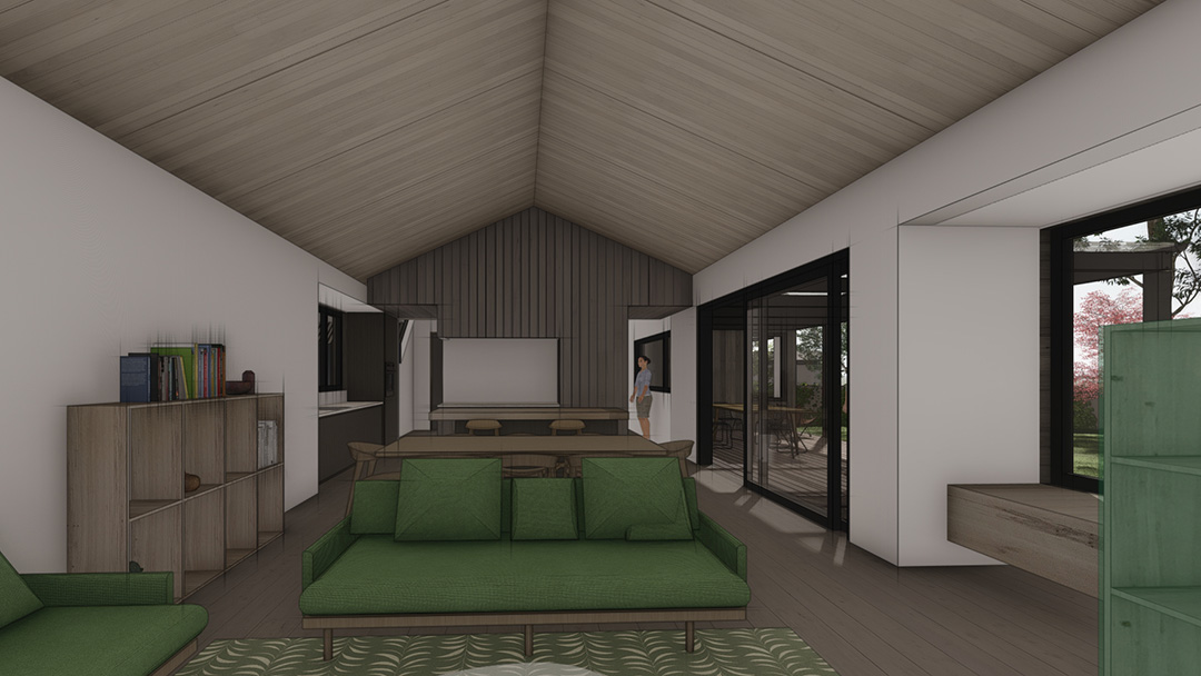 Thermal envelope of compact Passive House modelled using Passive House software