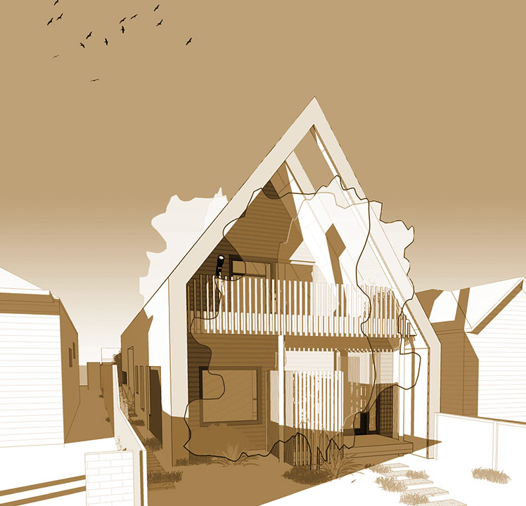 Passive House in a Suburban Setting - Sustainable Design Development