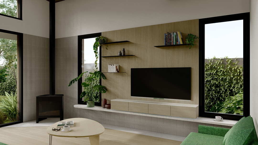 Thermal envelope of compact Passive House modelled using Passive House software
